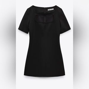 Zara black mini dress Sz XS